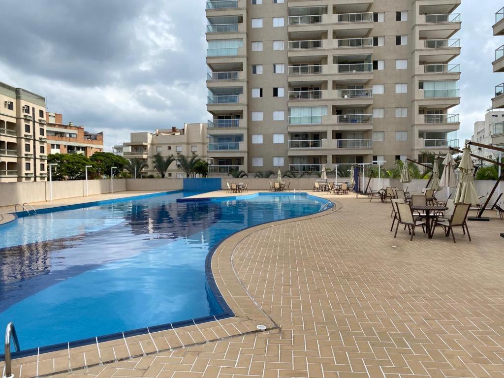 과루자 Apto 15º Andar - Varanda Vista Mar - Enseada 아파트 외부 사진
