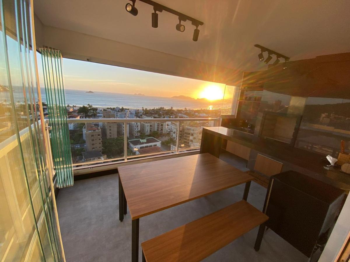 과루자 Apto 15º Andar - Varanda Vista Mar - Enseada 아파트 외부 사진